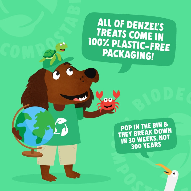 Denzel's Dog Chews – Chicken, Spinach and Chickpeas