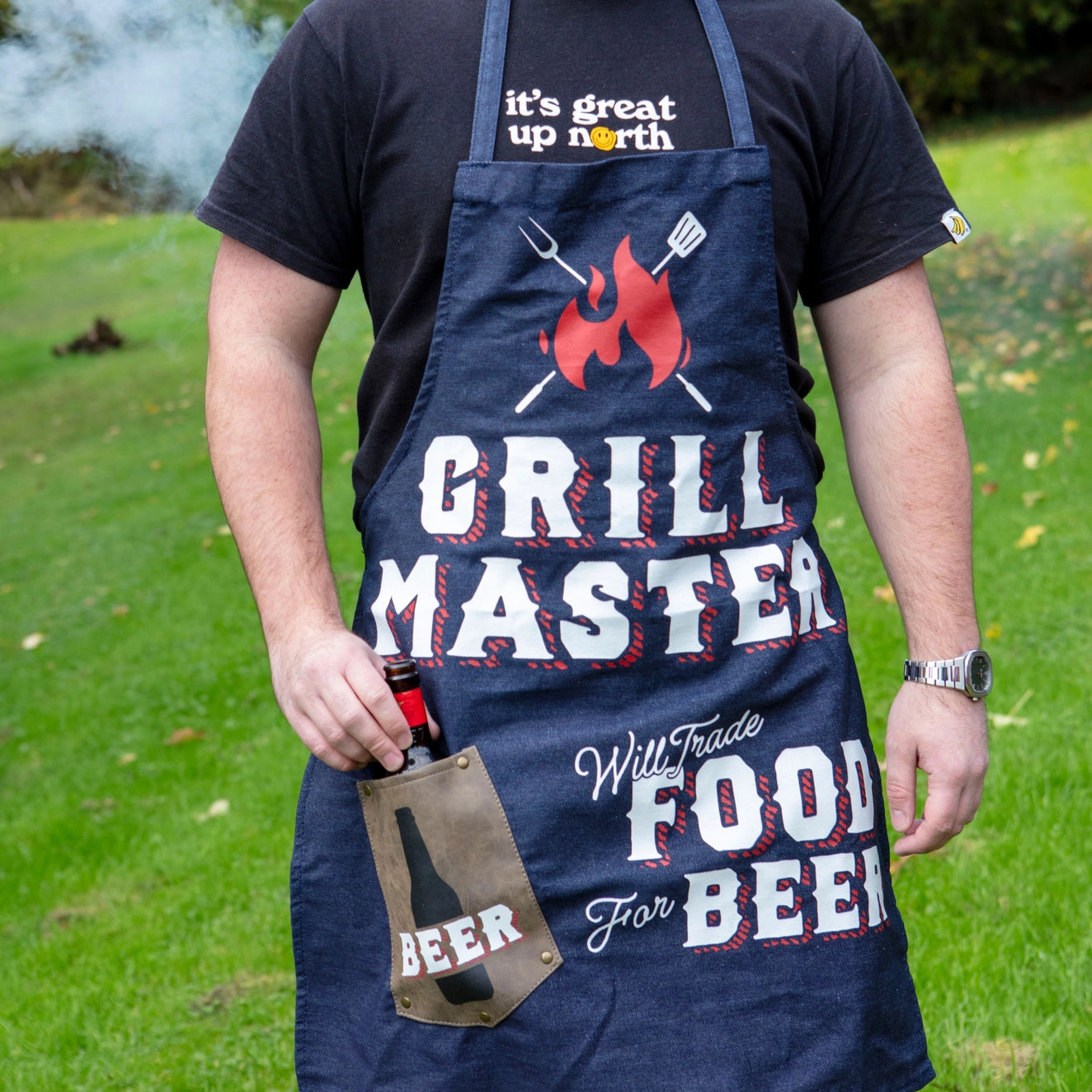 Grill Master BBQ Cooking Apron For Men