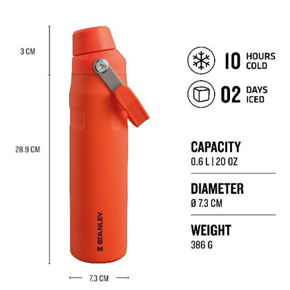 STANLEY ICEFLOW™ FAST FLOW BOTTLE 0.6L TIGERLILY PLUM