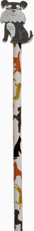 Barks Dog Pencil With Eraser Topper