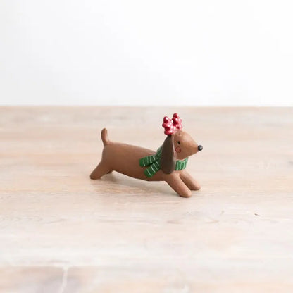 Christmas Sausage Dog Ornament