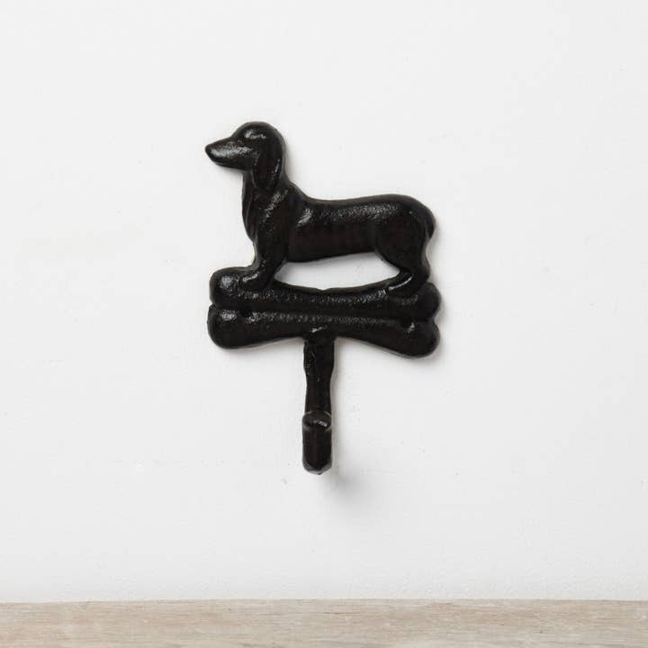 Dachshund Dog Cast Iron Hook