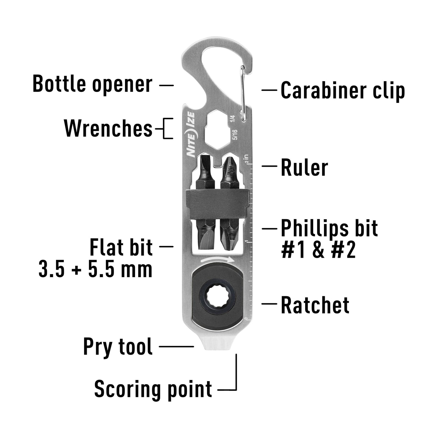 DOOHICKEY® RATCHET KEY TOOL