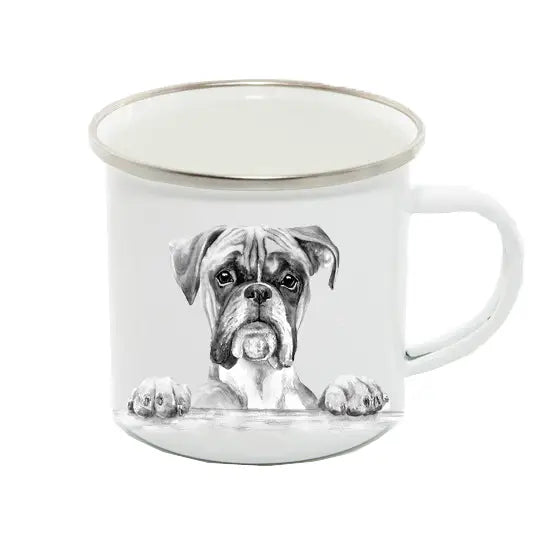 Enamel Mug Boxer Terrence