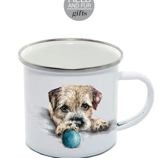 Enamel Mug Border Terrier Murry