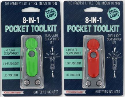 Modern Monkey 8-in-1 Pocket Toolkit Green