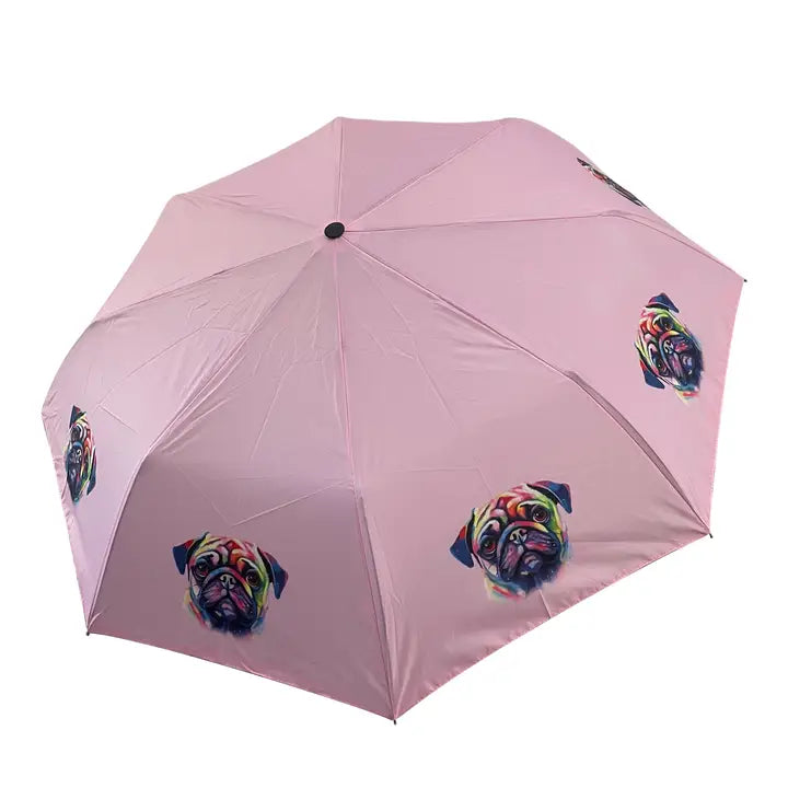 Pug Dog Printed Umbrella