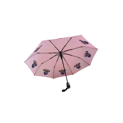 Pug Dog Printed Umbrella