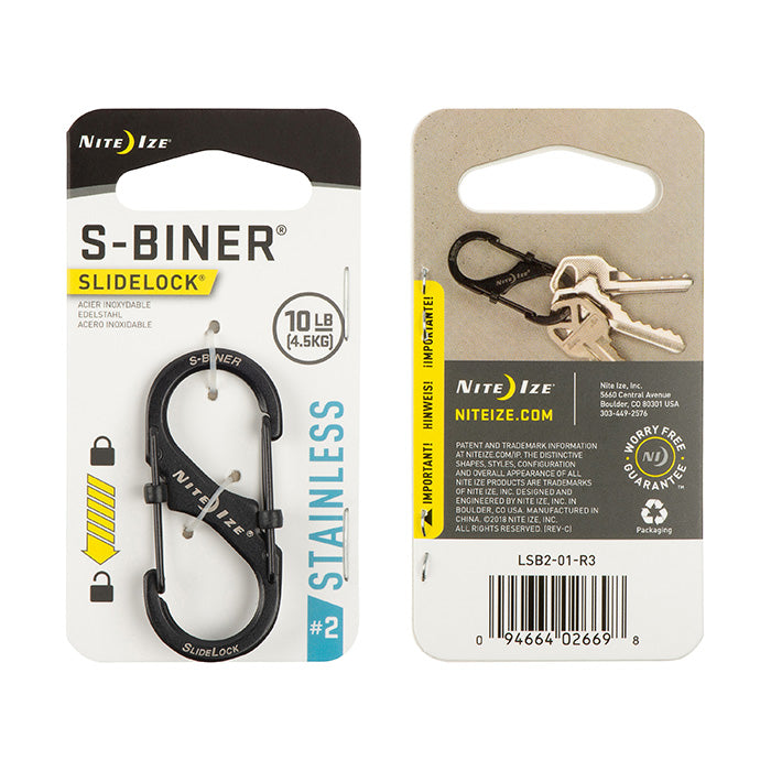 S-BINER® SLIDELOCK® STAINLESS STEEL #2